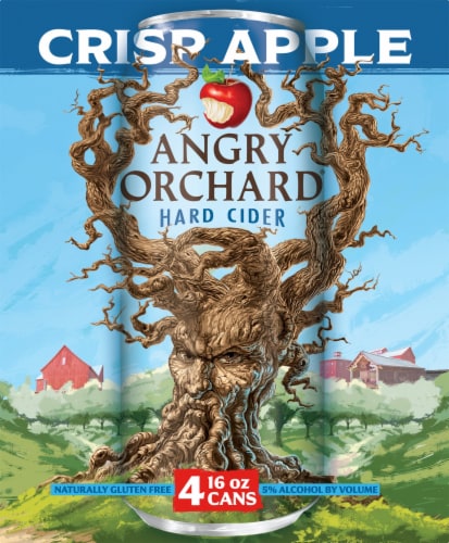 Angry Orchard Crisp Apple Hard Cider Perspective: front