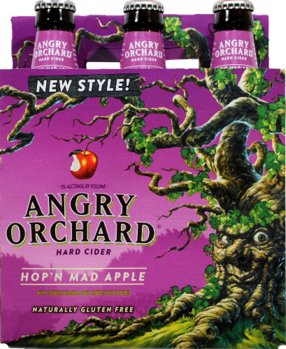 Angry Orchard Hop'n Mad Cider Perspective: front