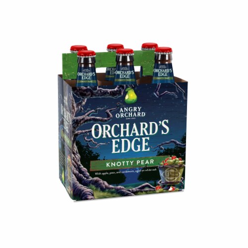 Angry Orchard Knotty Pear Orchard's Edge Hard Cider Perspective: front