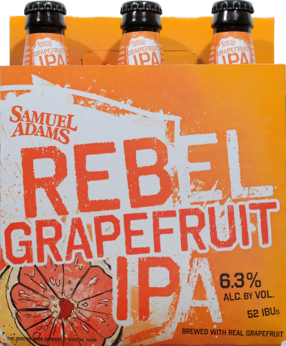 Samuel Adams Rebel Grapefruit IPA Perspective: front