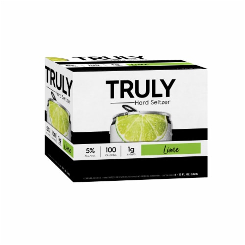 Truly Spiked & Sparkling Colima Lime Hard Seltzer Perspective: front