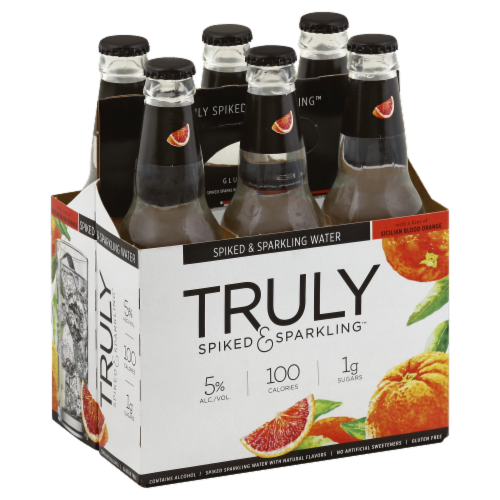 Truly Spiked & Sparkling Sicilian Blood Orange Hard Seltzer Perspective: front