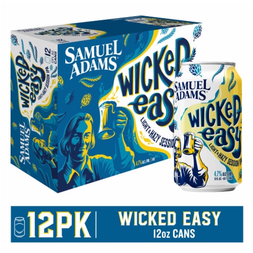 Samuel Adams Wicked Easy Beer Light & Hazy Lager