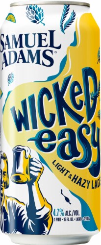Samuel Adams® Wicked Easy Light & Hazy Lager Perspective: front