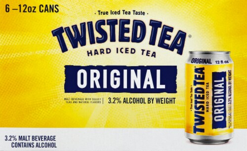 Twisted Tea Original Hard Iced Tea Perspective: front