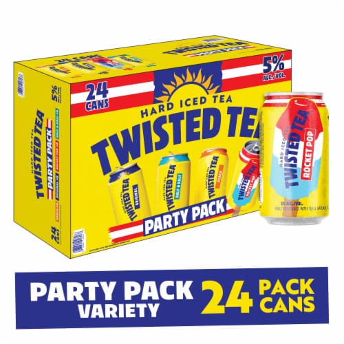 Twisted Tea® Hard Tea Variety Pack Cans Perspective: front