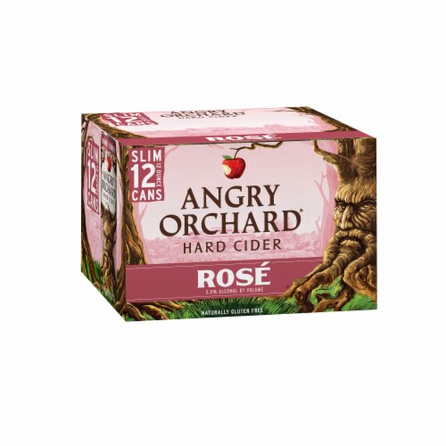 Angry Orchard Rose Hard Cider Perspective: front