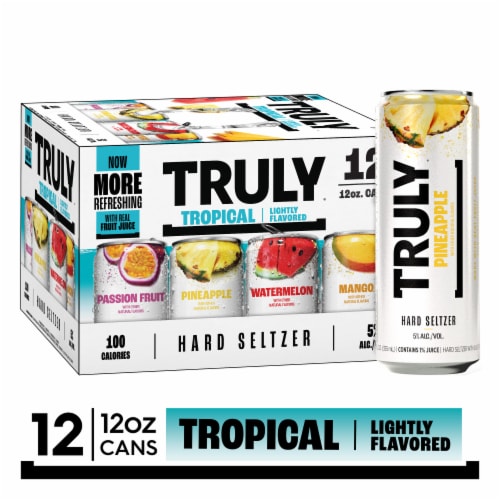 TRULY Hard Seltzer Tropical Variety Mix Pack