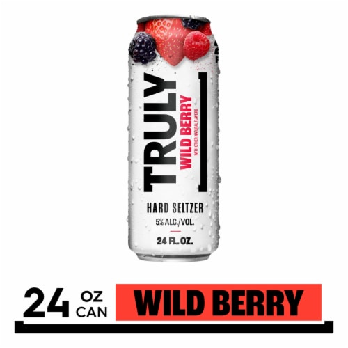 TRULY Wild Berry Hard Seltzer Single Can, 24 fl oz Smith’s Food and Drug