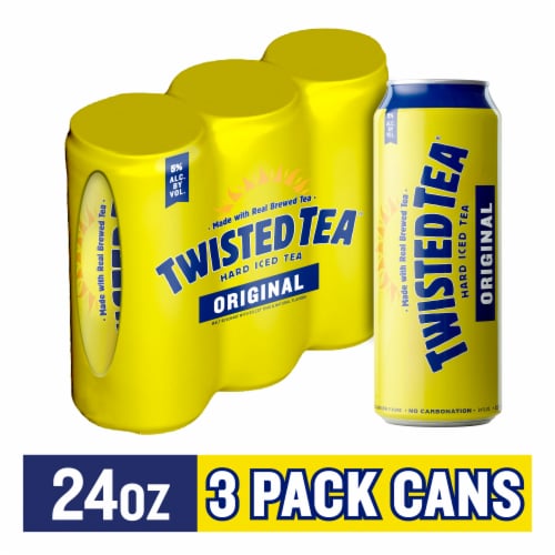 Twisted Tea Original Hard Iced Tea Perspective: front