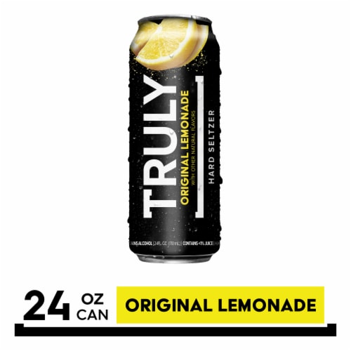 Truly Original Lemonade Hard Seltzer Single Can Perspective: front