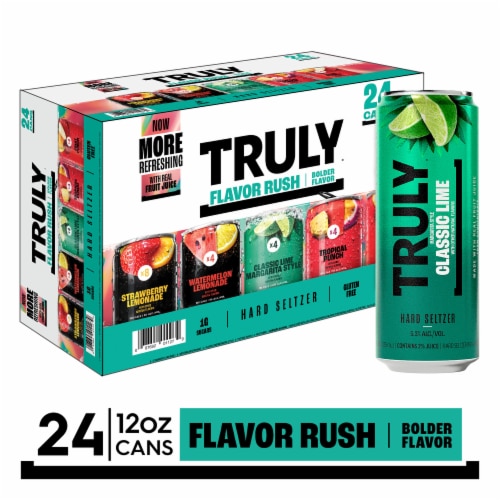 TRULY Hard Seltzer Flavor Rush Variety Pack Perspective: front
