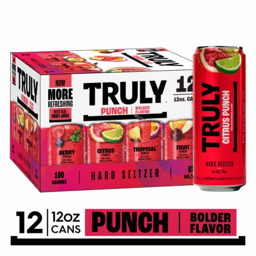 TRULY Hard Seltzer Punch Variety Pack Perspective: front