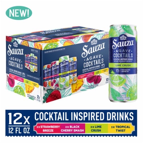 Sauza Agave Cocktails Variety Pack Perspective: front