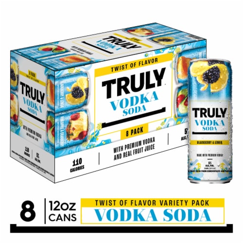 Truly Twist Of Flavor Vodka Soda Ready To Drink Cocktail Variety Pack 8 Cans 12 Fl Oz Bakers 