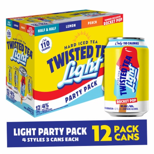 Twisted Tea Hard Iced Tea, Half & Half - 12 pack, 12 fl oz cans