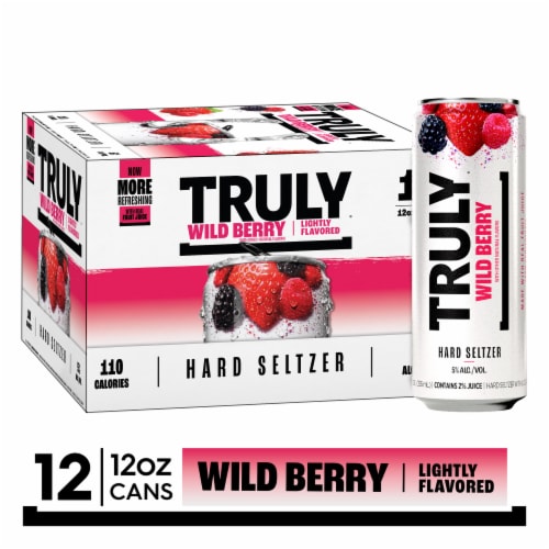 TRULY Hard Seltzer Wild Berry Perspective: front