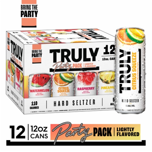 TRULY Hard Seltzer Party Pack Variety Perspective: front