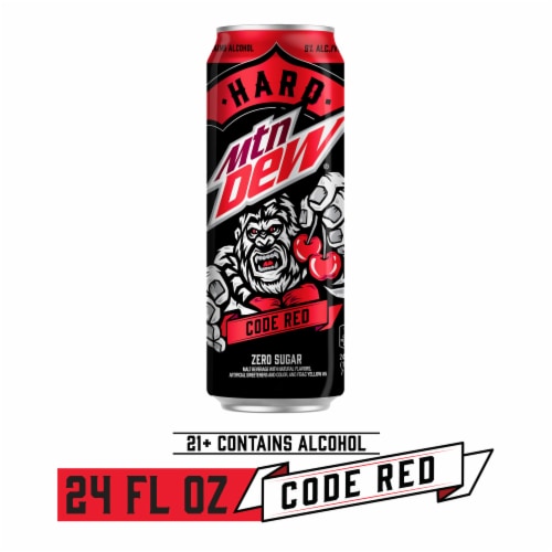Hard Mountain Dew Code Red Perspective: front