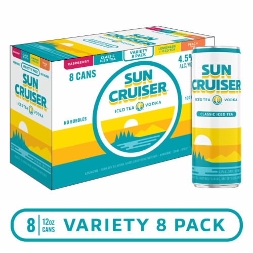 Sun Cruiser Iced Tea Vodka Variety Pack Perspective: front
