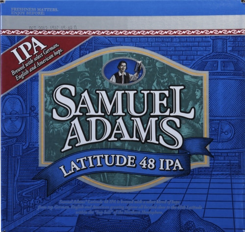 Samuel Adams Latitude 48 IPA Perspective: front