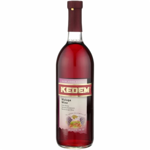 Kedem Malaga New York Red Wine Perspective: front