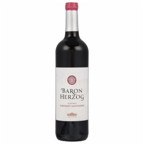 Baron Herzog Cabernet Sauvignon Kosher Red Wine Perspective: front