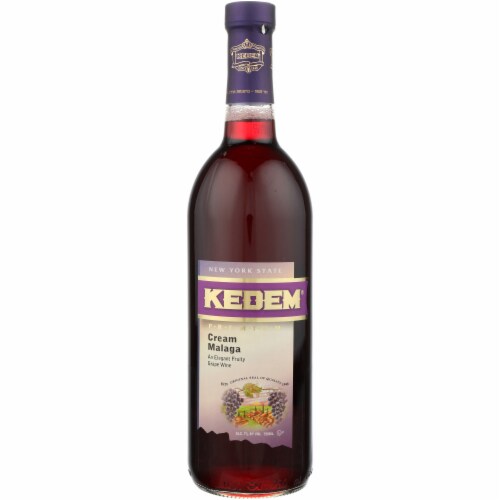 Kedem Cream Malaga New York Red Wine Perspective: front