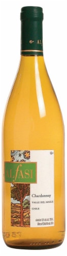Alfasi Chardonnay Chilean White Wine Perspective: front