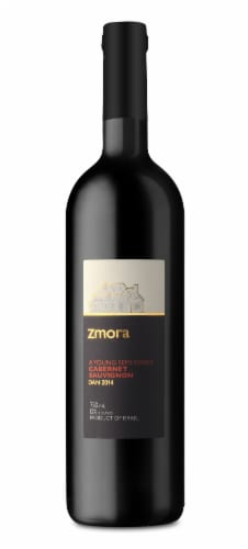 Ben Ami Zmora Semi Sweet Cabernet Sauvignon Kosher Red Wine Perspective: front