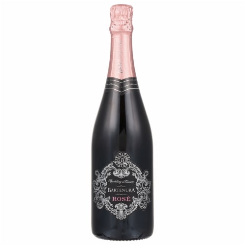 Bartenura Sparkling Moscato Rose Perspective: front