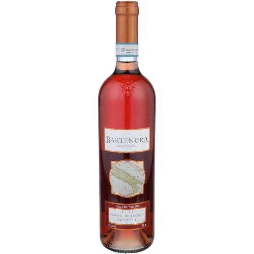 Bartenura Brachetto Red Blend Italian Rose Wine Perspective: front