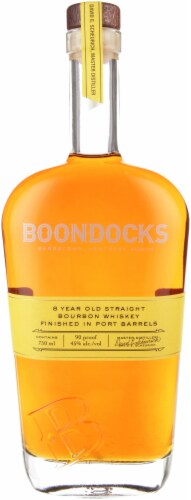 Boondocks Straight Bourbon Whiskey Perspective: front