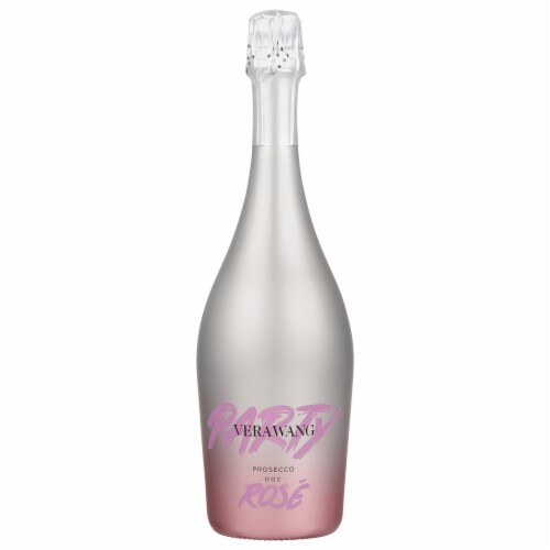 Vera Wang Prosecco Sparkling Rose Wine Perspective: front