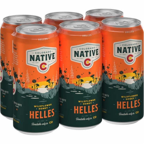 Colorado Native Wldflw Hon Hls Pale Lager Beer Cans Perspective: front
