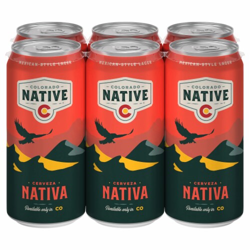 Colorado Nativa Mexican Style Lager Beer Perspective: front