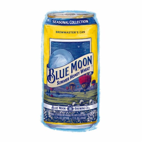 Blue Moon Summer Honey Wheat Perspective: front