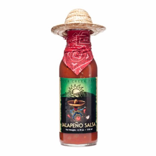 Pepper Creek Farms 5A Jalapeno Salsa With Sombrero - Pack of 12 Perspective: front