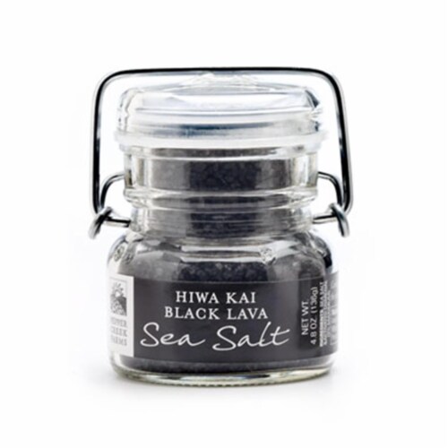 Pepper Creek Farms 9P Hawaiian Black Lava Sea Salt - Pack of 6 Perspective: front