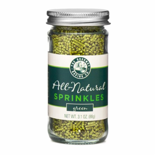 Pepper Creek Farms 300C All Natural Green Sprinkles - Pack of 12 Perspective: front