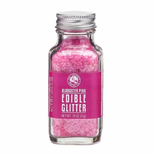 Pepper Creek Farms 400B Alabaster Pink Edible Glitter - Pack of 6 Perspective: front