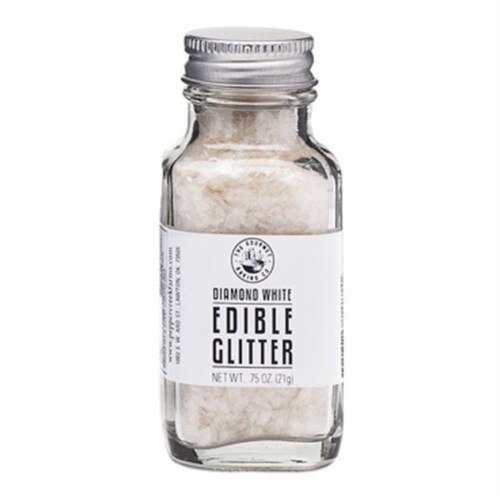 Pepper Creek Farms 400A Diamond White Edible Glitter - Pack of 6 Perspective: front