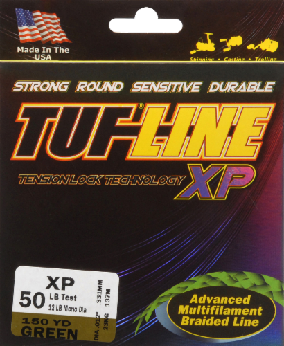 Tuf-Line XP #50 Fishing Line - Green Perspective: front