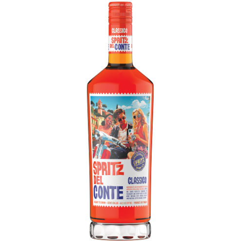 Spritz Del Conte Classico Aperitif-Style Italian Spritz Cocktail Perspective: front