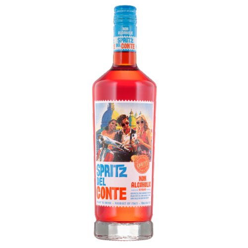 Spritz Del Conte Non-Alcoholic Classico Italian Aperitif-Style Spritz Cocktail Perspective: front