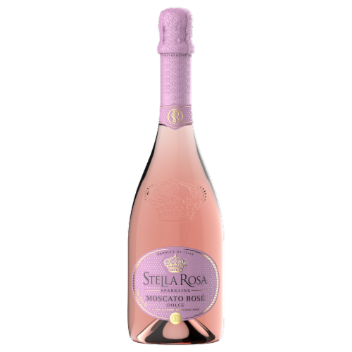 Stella Rosa Moscato Rose Sparkling Italian Rose Wine Perspective: front