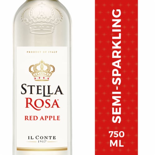 Stella Rosa Red Apple Semi-Sweet White Wine Perspective: front