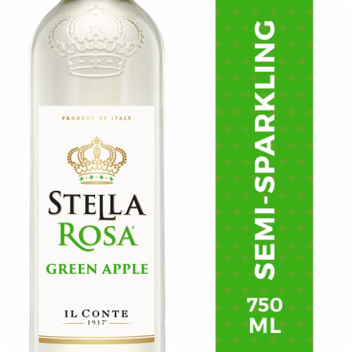 Stella Rosa Green Apple Italian Semi-Sweet White Wine Perspective: front