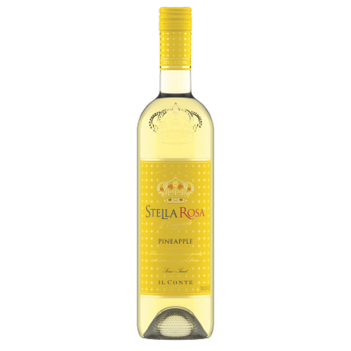 Stella Rosa Pineapple Semi-Sweet Moscato Italian White Wine Perspective: front