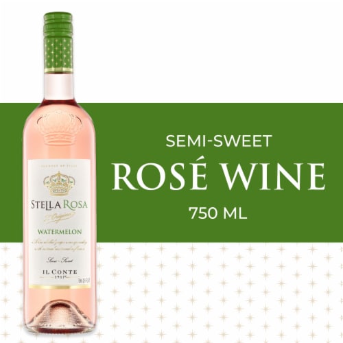 Stella Rosa Watermelon Semi-Sweet Italian Rose Wine Perspective: front